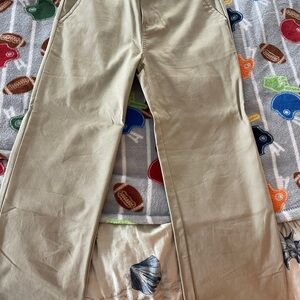 Boys Tan Pants 10 husky